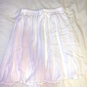 Altar’d State White Dotted Skirts